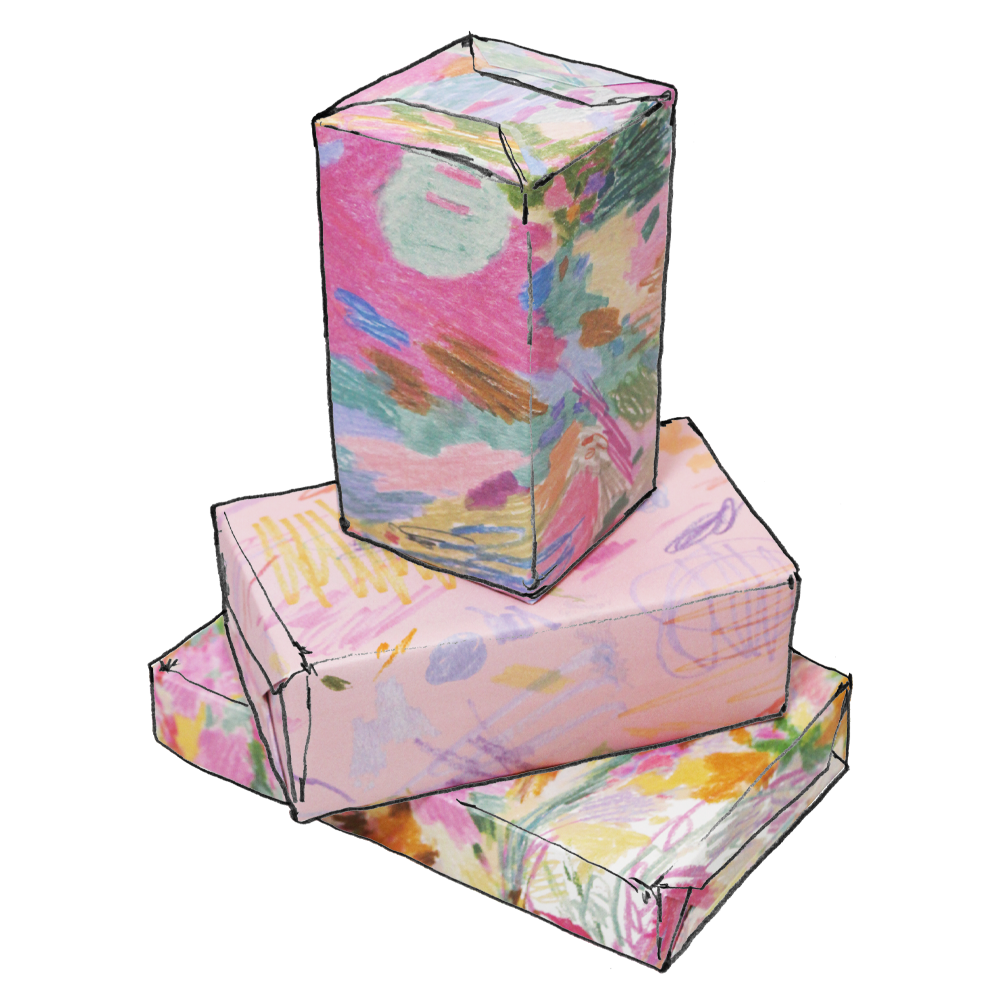 special wrapping paper set !